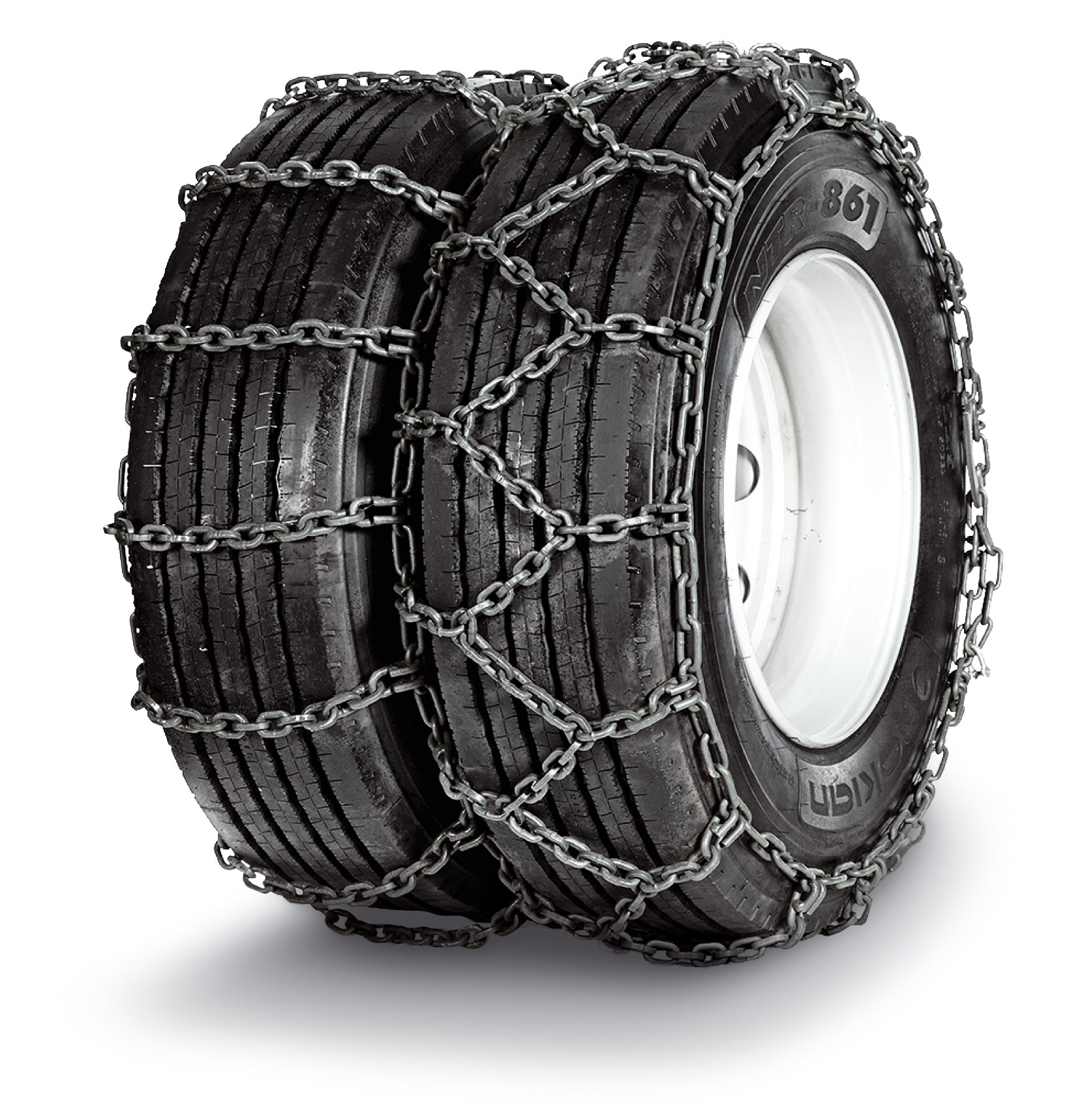 Цепь на колесо (пара) LS/SS-NK 315/80R22,5 8mm на спарку (к-т на ось) - OFA/OL93590119