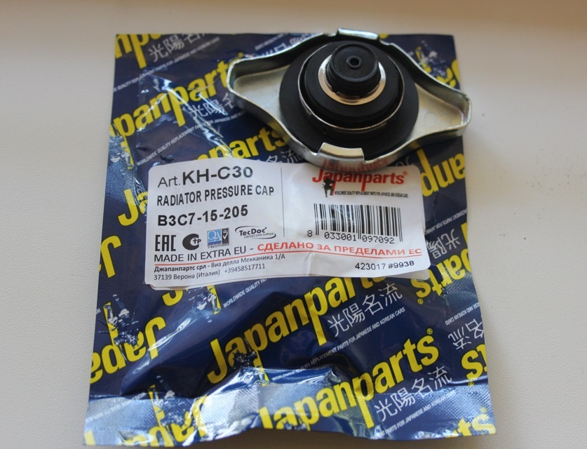 Крышка радиатора  MITSUBISHI/TOYOTA/SUZUKI/MAZDA/LEXUS - JAPANPARTS/KHC30