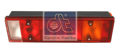 Фонарь задний DAF 7-секционный правый прямоугольный (разъём) - DT Spare Parts/581195