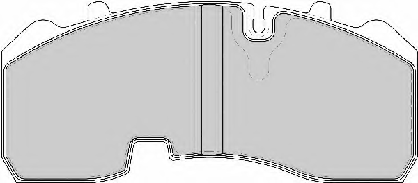Колодки дисковые KNORR SN/SB6/BPW SB3745T - JURID/2916505390
