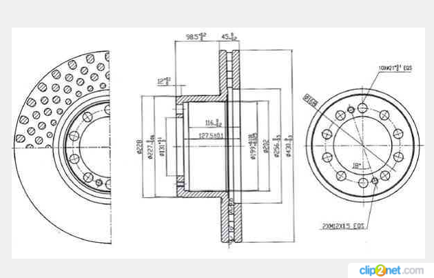 Диск тормозной MB ACTROS/AXOR D=430 - BERAL/BCR323A