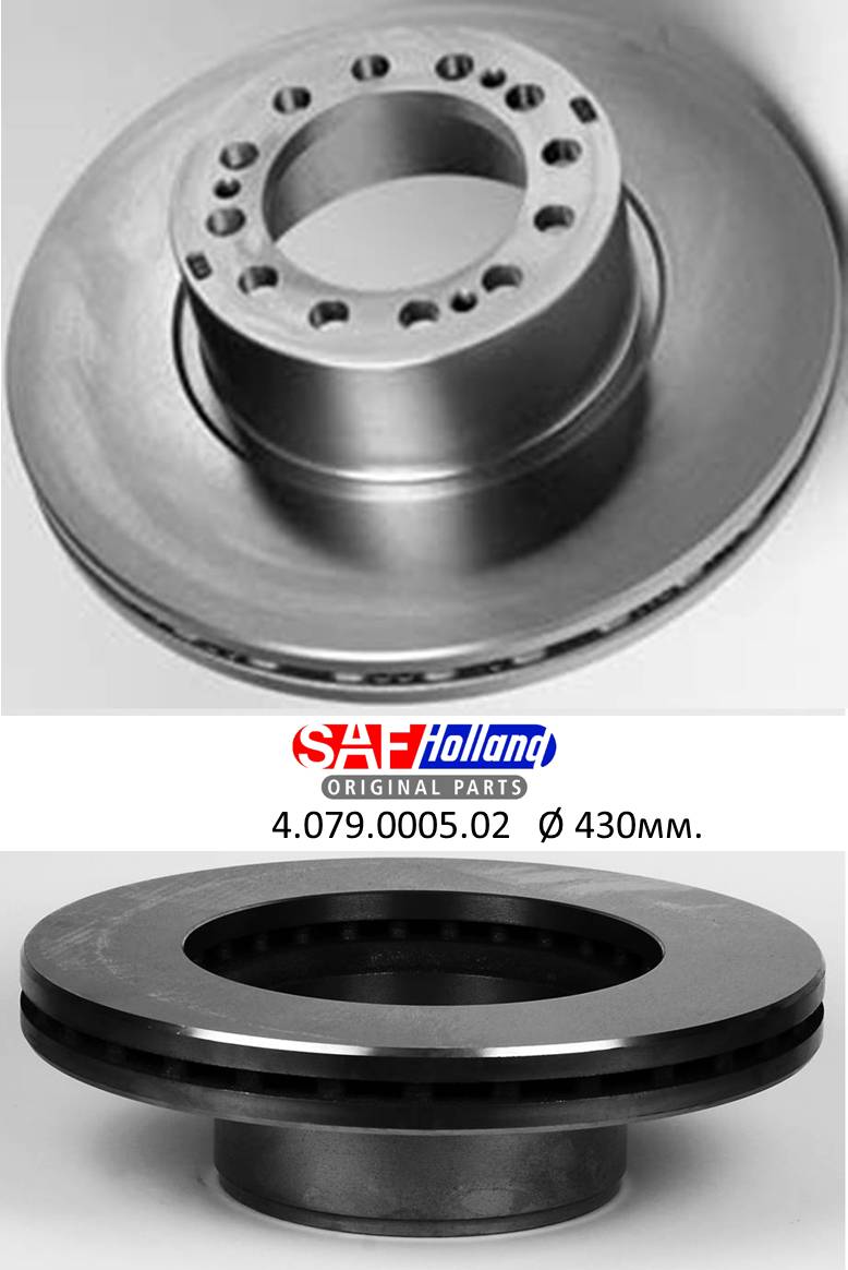 Диск тормозной SAF SKRB 9022 (22,5") - SAF/4079000502