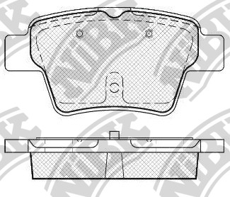 Колодки дисковые PEUGEOT/CITROEN 307/C4 1.4-2.0/HDi 16V '04->задн. - NIBK/PN0069