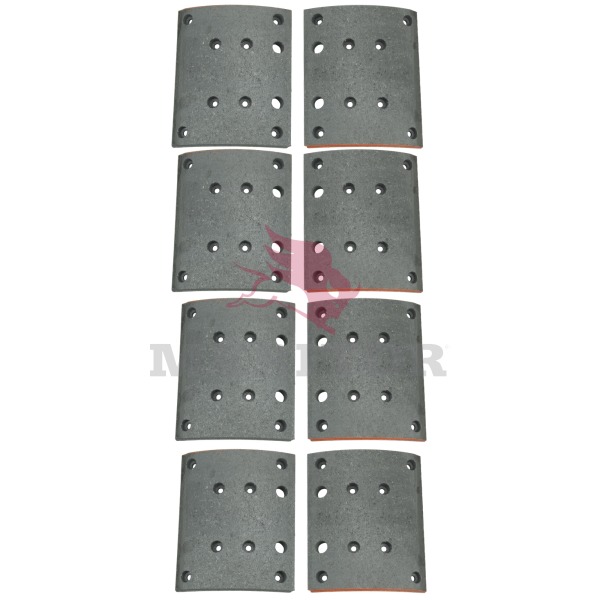 Накладки торм. MAN/MB 410х223 ном. - MERITOR/ROR/RMBLK2210