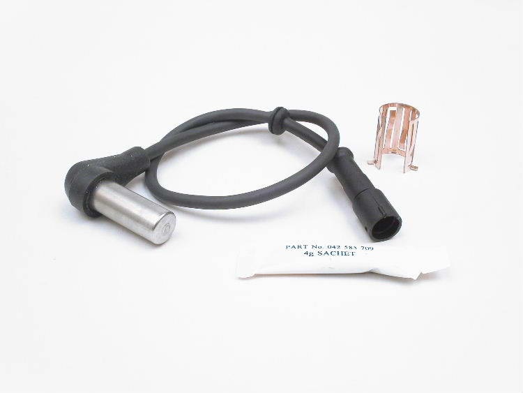 Датчик ABS L=400 MB/BPW/DAF/SCHMITZ угловой + втулка + смазка - HALDEX/950364503