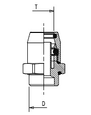 Соединитель 06/М10х1,0 нар. резьба - WABCO/8938030350