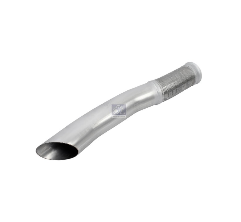 Труба глушителя MB ACTROS MP2/MP3 с гофрой, от турбины, L=879мм (гофра - нерж.) - DT Spare Parts/469955