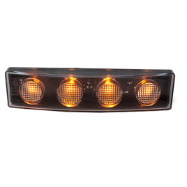 Фонарь габаритный SCANIA-4/P/R/G LED оранжевый (в козырёк) - HORPOL/LD746