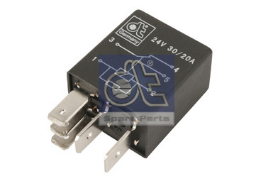 Реле стеклоочистителя 24V 30/20А VOLVO/DAF/SCANIA/MB - DT Spare Parts/580106