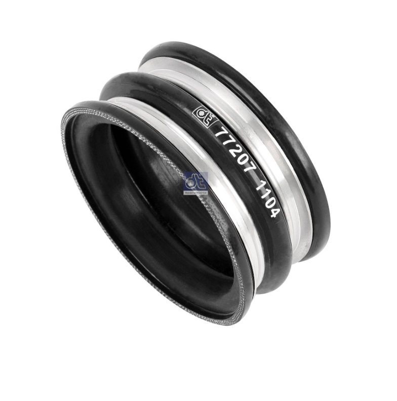 Патрубок интеркулера VOLVO D16C/E/G, d=100мм/L=45мм - DT Spare Parts/215608